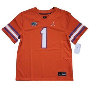 Jordan Kids Orange Florida Gator Jersey Size Large NWT
